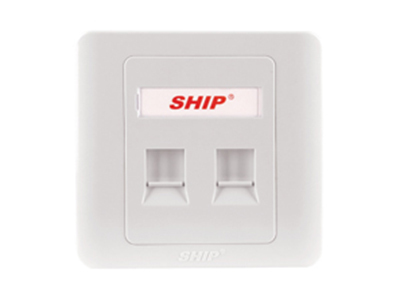 一舟双口86型信息面板160-2 构建高效网络连接的智慧之选